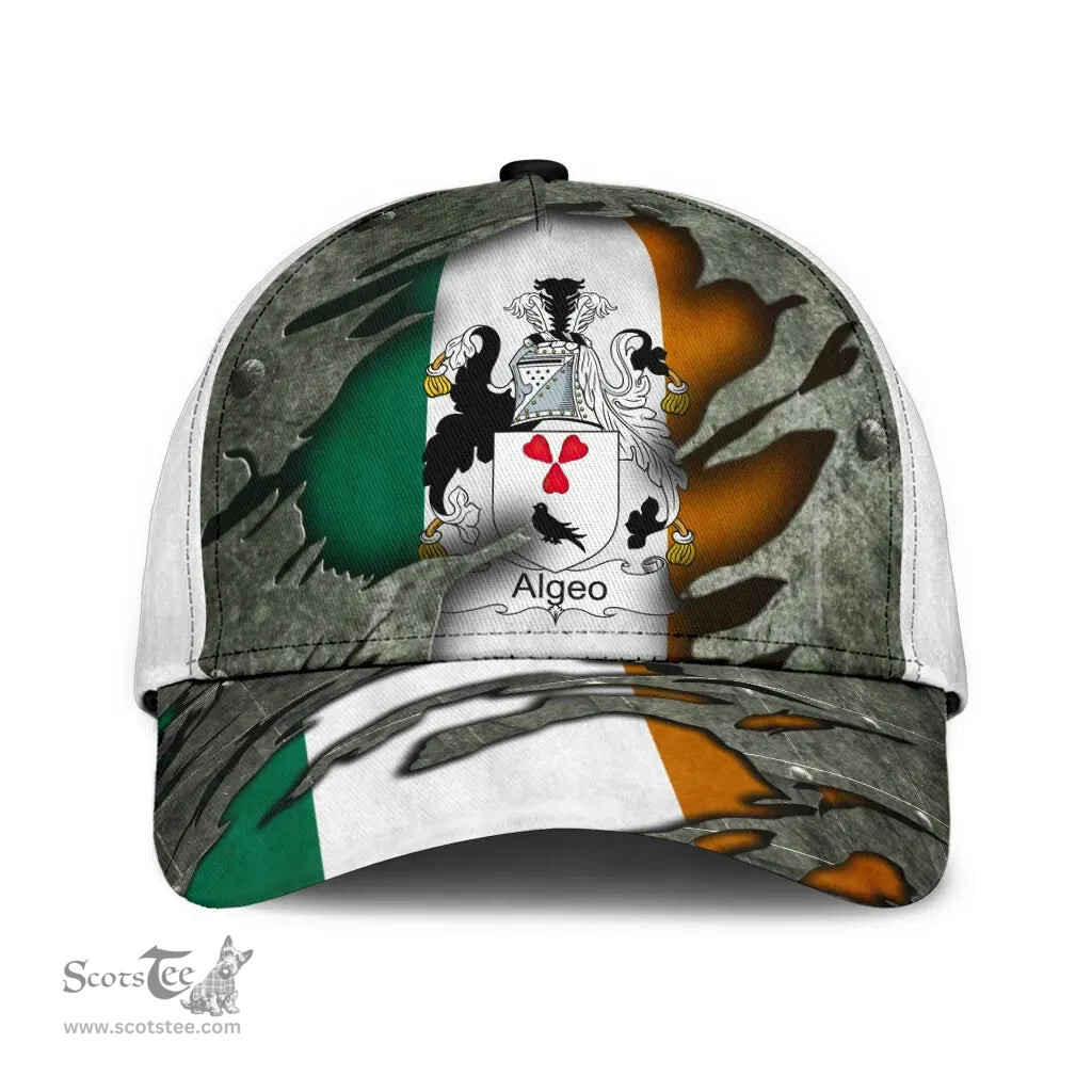 Irish Algeo Coat Of Arms Family Crest Ireland Cap Irish In Me Cap