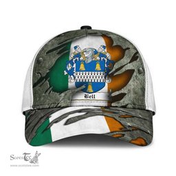 Irish Bell Coat Of Arms Family Crest Ireland Cap Irish In Me Cap