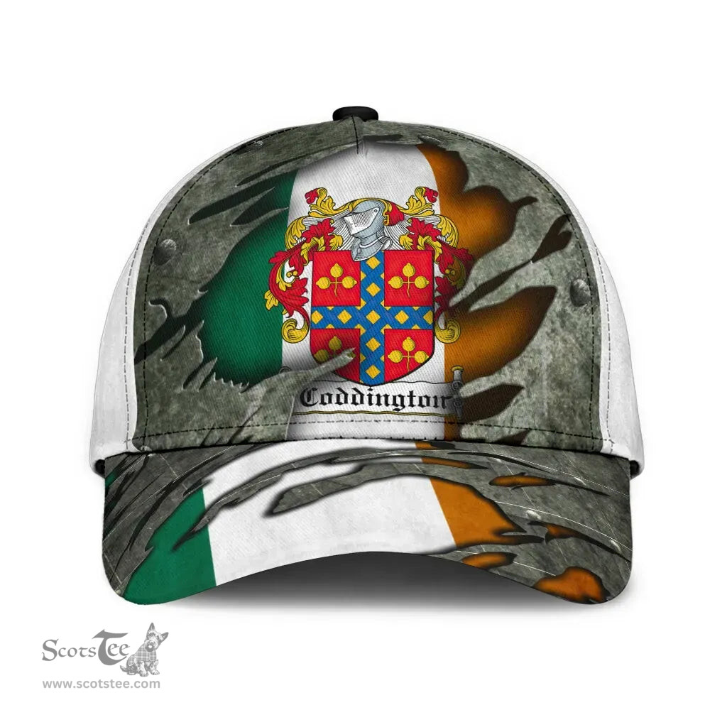 Irish Coddington Coat Of Arms Family Crest Ireland Cap Irish In Me Cap
