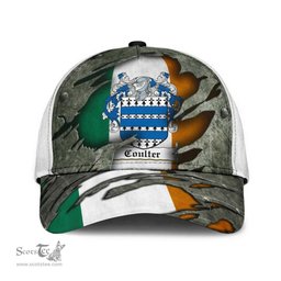 Irish Coulter Coat Of Arms Family Crest Ireland Cap Irish In Me Cap