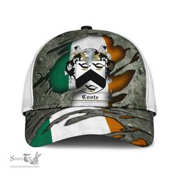 Irish Coote Coat Of Arms Family Crest Ireland Cap Irish In Me Cap
