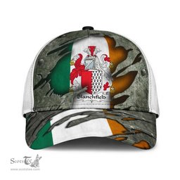 Irish Blanchfield Coat Of Arms Family Crest Ireland Cap Irish In Me Cap