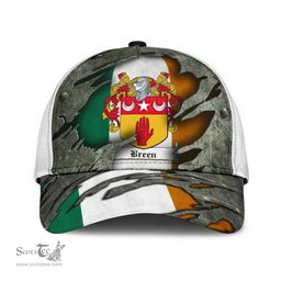 Irish Breen Coat Of Arms Family Crest Ireland Cap Irish In Me Cap
