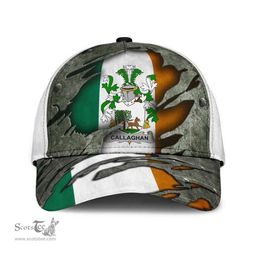 Irish Callaghan Coat Of Arms Family Crest Ireland Cap Irish In Me Cap