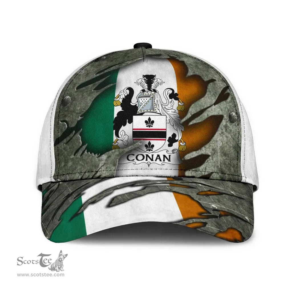 Irish Conan Coat Of Arms Family Crest Ireland Cap Irish In Me Cap