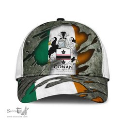 Irish Conan Coat Of Arms Family Crest Ireland Cap Irish In Me Cap