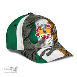 Irish Boland Coat Of Arms Family Crest Ireland Cap Irish In Me Cap