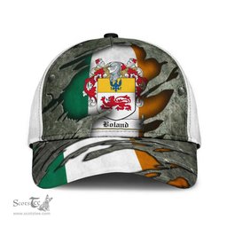 Irish Boland Coat Of Arms Family Crest Ireland Cap Irish In Me Cap