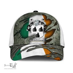 Irish Cantelow Coat Of Arms Family Crest Ireland Cap Irish In Me Cap