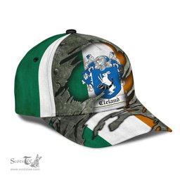 Irish Cleland Coat Of Arms Family Crest Ireland Cap Irish In Me Cap