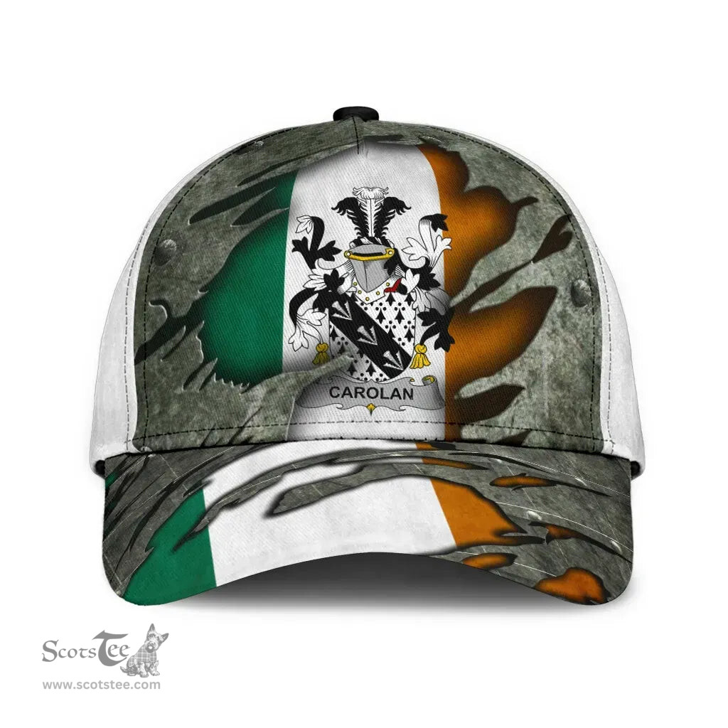 Irish Carolan Coat Of Arms Family Crest Ireland Cap Irish In Me Cap