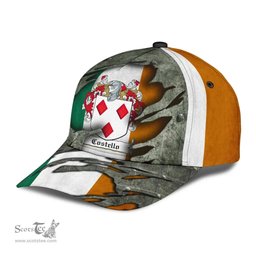 Irish Costello Coat Of Arms Family Crest Ireland Cap Irish In Me Cap