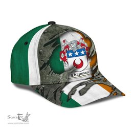 Irish Chapman Coat Of Arms Family Crest Ireland Cap Irish In Me Cap