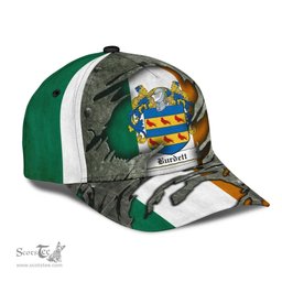 Irish Burdett Coat Of Arms Family Crest Ireland Cap Irish In Me Cap