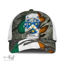 Irish Close Coat Of Arms Family Crest Ireland Cap Irish In Me Cap