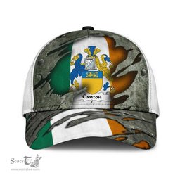 Irish Canton Coat Of Arms Family Crest Ireland Cap Irish In Me Cap