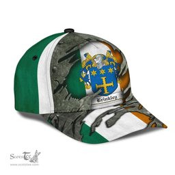 Irish Brinkley Coat Of Arms Family Crest Ireland Cap Irish In Me Cap
