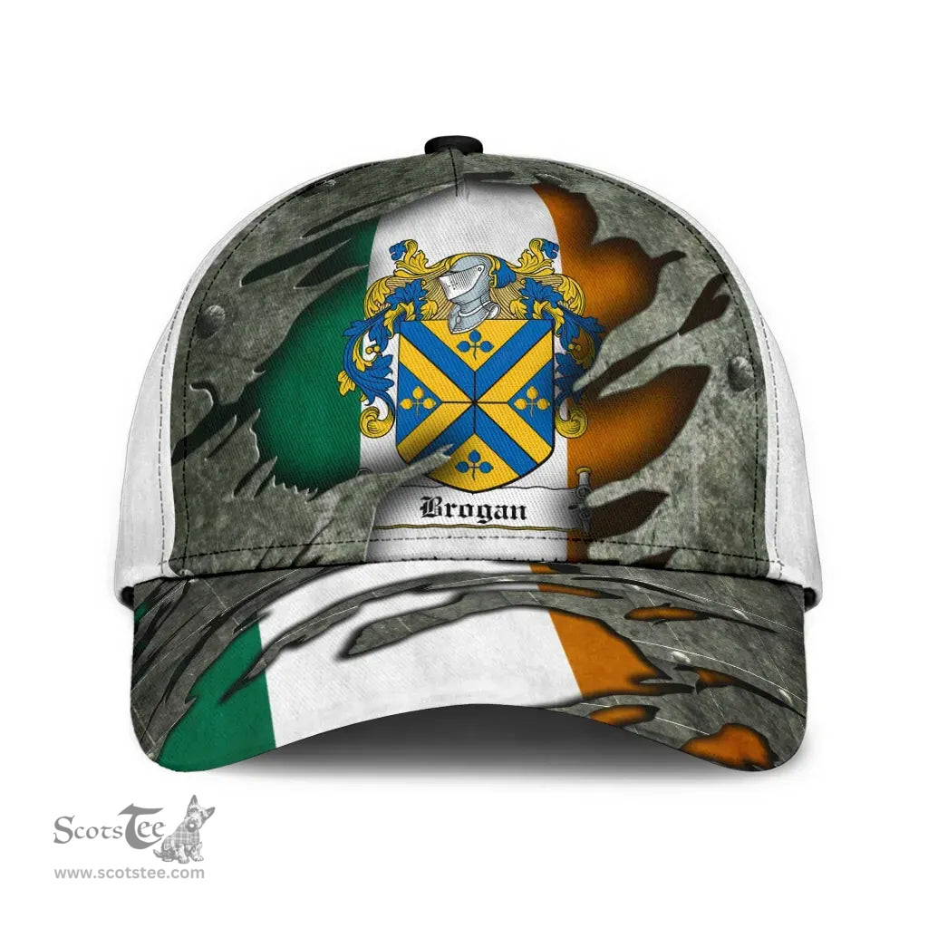 Irish Brogan Coat Of Arms Family Crest Ireland Cap Irish In Me Cap