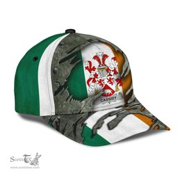 Irish Cassidy Coat Of Arms Family Crest Ireland Cap Irish In Me Cap