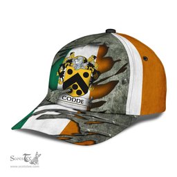 Irish Codde Coat Of Arms Family Crest Ireland Cap Irish In Me Cap