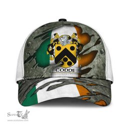Irish Codde Coat Of Arms Family Crest Ireland Cap Irish In Me Cap