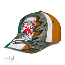 Irish Carson Coat Of Arms Family Crest Ireland Cap Irish In Me Cap