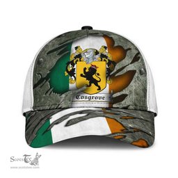 Irish Cosgrove Coat Of Arms Family Crest Ireland Cap Irish In Me Cap