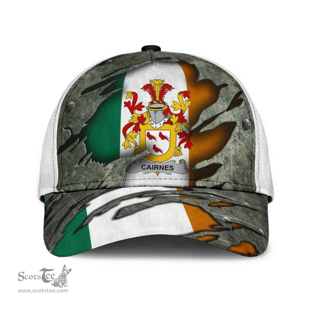 Irish Cairnes Coat Of Arms Family Crest Ireland Cap Irish In Me Cap