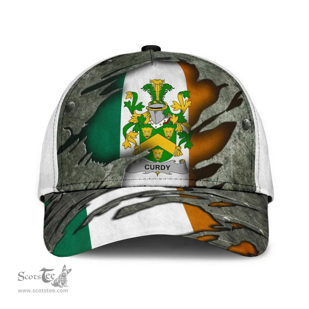 Irish Curdy Coat Of Arms Family Crest Ireland Cap Irish In Me Cap