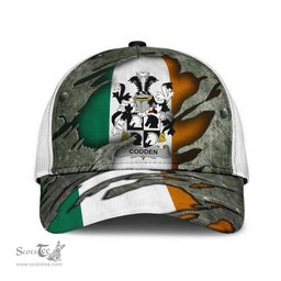 Irish Codden Coat Of Arms Family Crest Ireland Cap Irish In Me Cap
