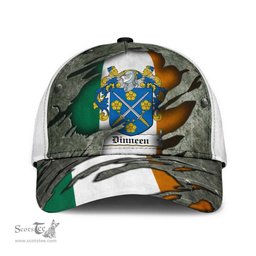 Irish Dinneen Coat Of Arms Family Crest Ireland Cap Irish In Me Cap