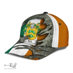 Irish Hall Coat Of Arms Family Crest Ireland Cap Irish In Me Cap