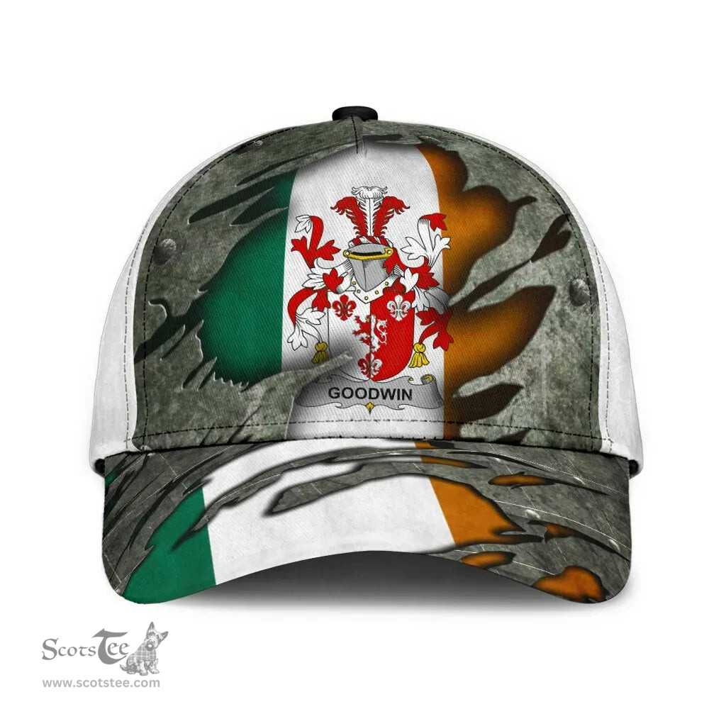 Irish Goodwin Coat Of Arms Family Crest Ireland Cap Irish In Me Cap