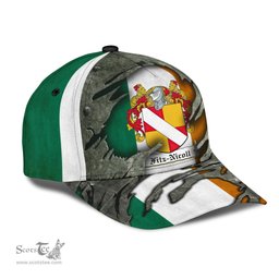Irish Fitznicoll Coat Of Arms Family Crest Ireland Cap Irish In Me Cap