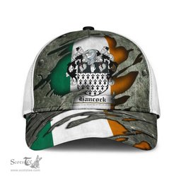 Irish Hancock Coat Of Arms Family Crest Ireland Cap Irish In Me Cap