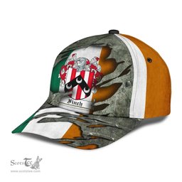 Irish Finch Coat Of Arms Family Crest Ireland Cap Irish In Me Cap