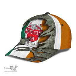 Irish Hadley Coat Of Arms Family Crest Ireland Cap Irish In Me Cap