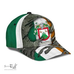 Irish Hawkins Coat Of Arms Wexfordarms Family Crest Ireland Cap Irish In Me Cap