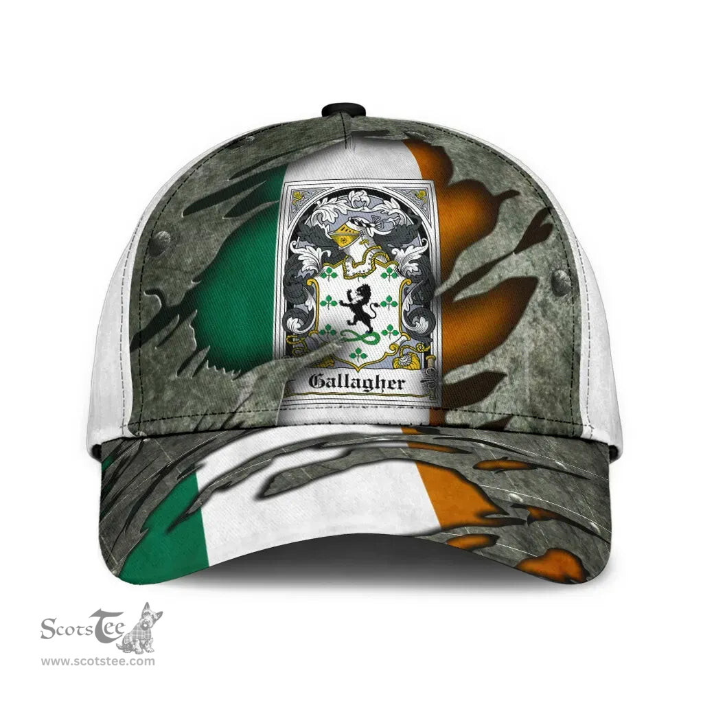 Irish Gallagher Coat Of Arms Family Crest Ireland Cap Irish In Me Cap