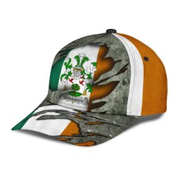 Irish Geraghty Coat Of Arms Family Crest Ireland Cap Irish In Me Cap