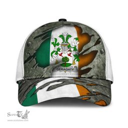 Irish Geraghty Coat Of Arms Family Crest Ireland Cap Irish In Me Cap