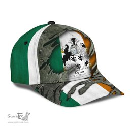 Irish Denn Coat Of Arms Family Crest Ireland Cap Irish In Me Cap