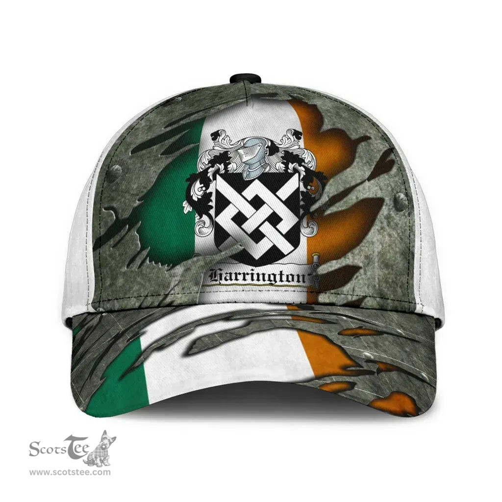 Irish Harrington Coat Of Arms Family Crest Ireland Cap Irish In Me Cap