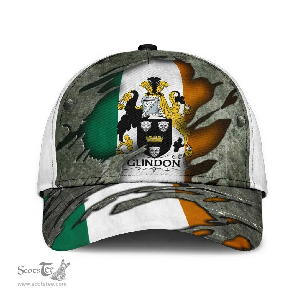 Irish Glindon Coat Of Arms Family Crest Ireland Cap Irish In Me Cap
