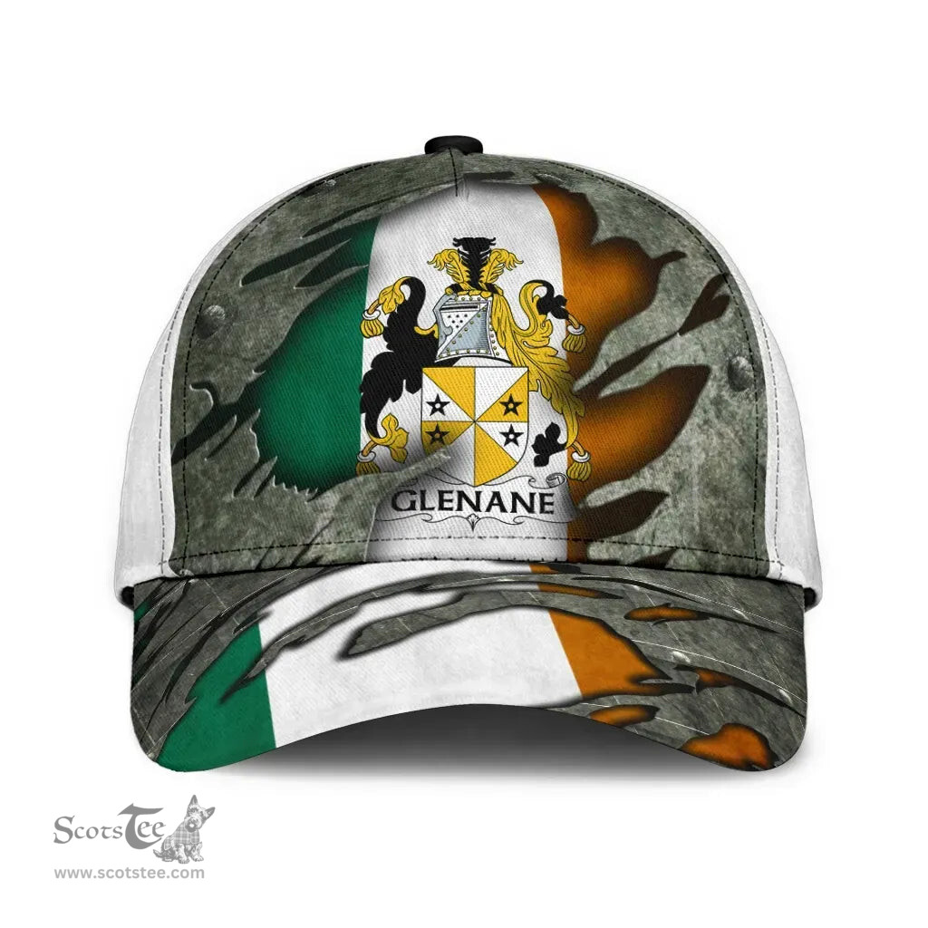 Irish Glenane Coat Of Arms Family Crest Ireland Cap Irish In Me Cap