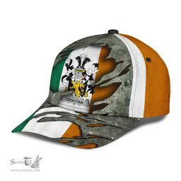 Irish Grattan Coat Of Arms Family Crest Ireland Cap Irish In Me Cap