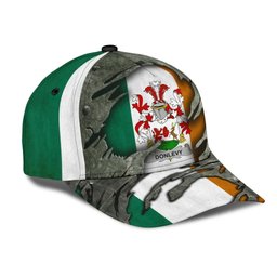 Irish Donlevy Coat Of Arms Family Crest Ireland Cap Irish In Me Cap