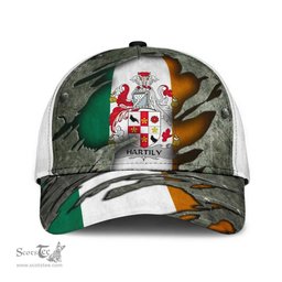 Irish Hartily Coat Of Arms Family Crest Ireland Cap Irish In Me Cap