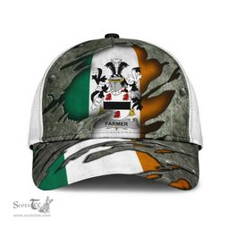 Irish Farmer Coat Of Arms Family Crest Ireland Cap Irish In Me Cap
