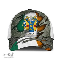 Irish Forde Coat Of Arms Family Crest Ireland Cap Irish In Me Cap